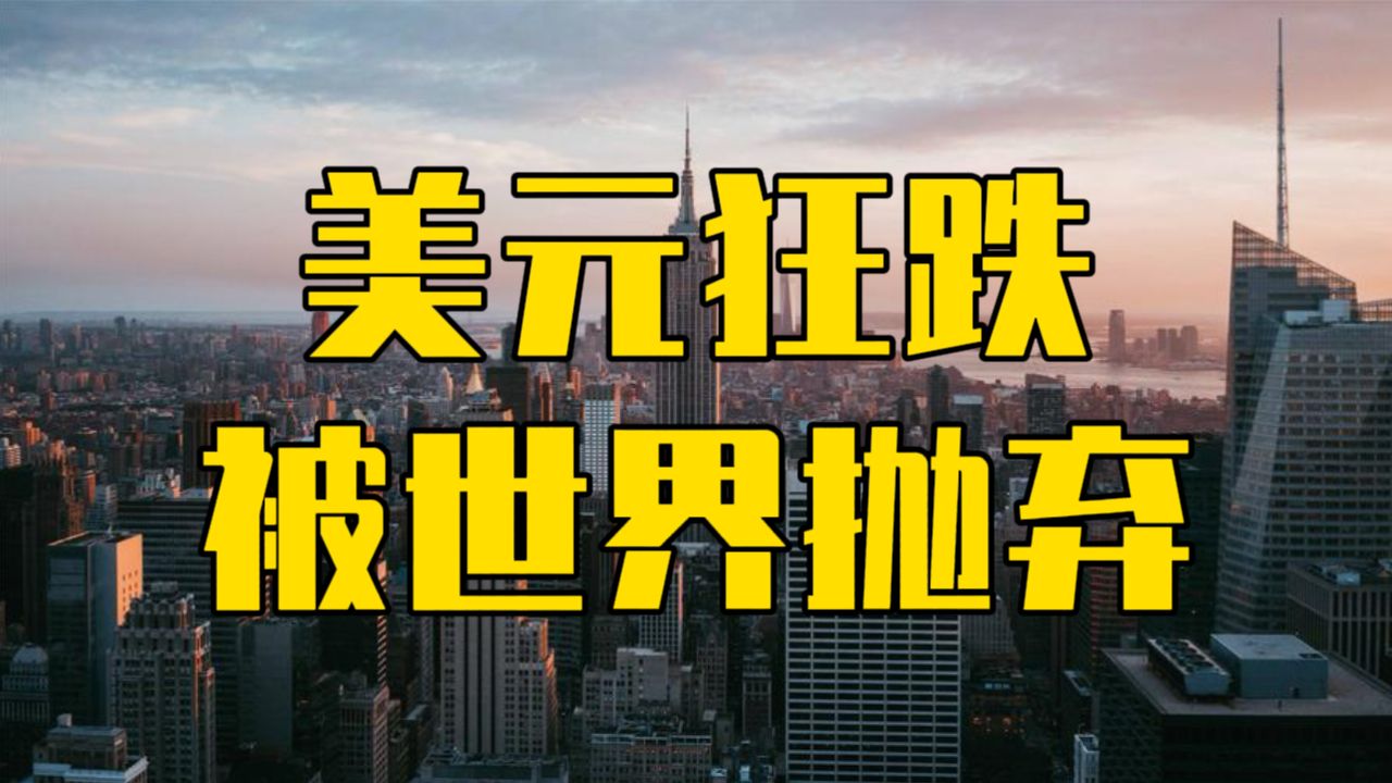 美元指数狂跌,世界不再看美国脸色,美元降息成世纪难题哔哩哔哩bilibili