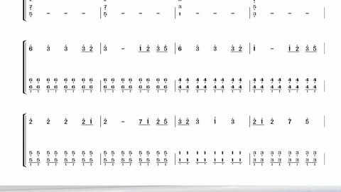 美丽的神话-笛子曲谱_美丽的神话笛子c调谱(5)