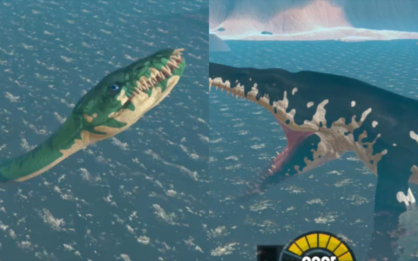海底大猎杀——蛇颈龙和克柔龙1000级飞升！尼斯湖水怪和BBC卫星滑齿龙