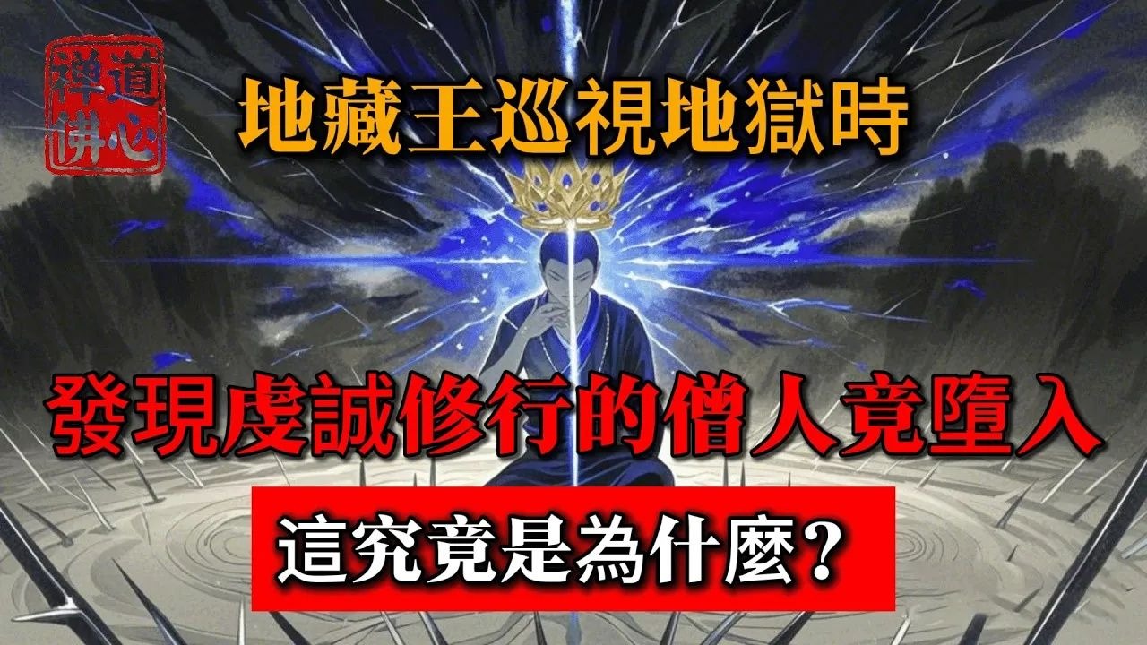 地藏王巡視地獄時，發現虔誠修行的僧人竟墮入，這究竟是為什麼？ #佛教 #禪學 #禪道 #佛教故事 #佛教文化 #修心修行 #禪道佛心 #禪悟人生 #南無阿彌陀佛