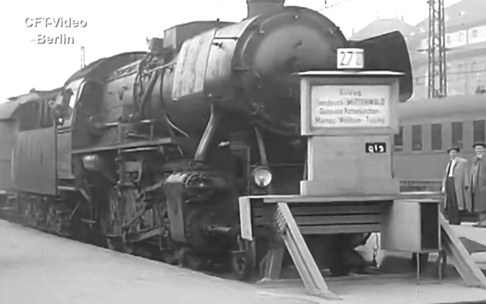 德国铁路  蒸汽时代 挡车器撞击测试