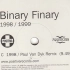 Binary Finary ‎–  1998 (Paul van Dyk Remix)