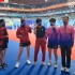 2022年成都团体世乒赛 加拿大队的队员们提出 希望与国乒的世界冠军们合影留念