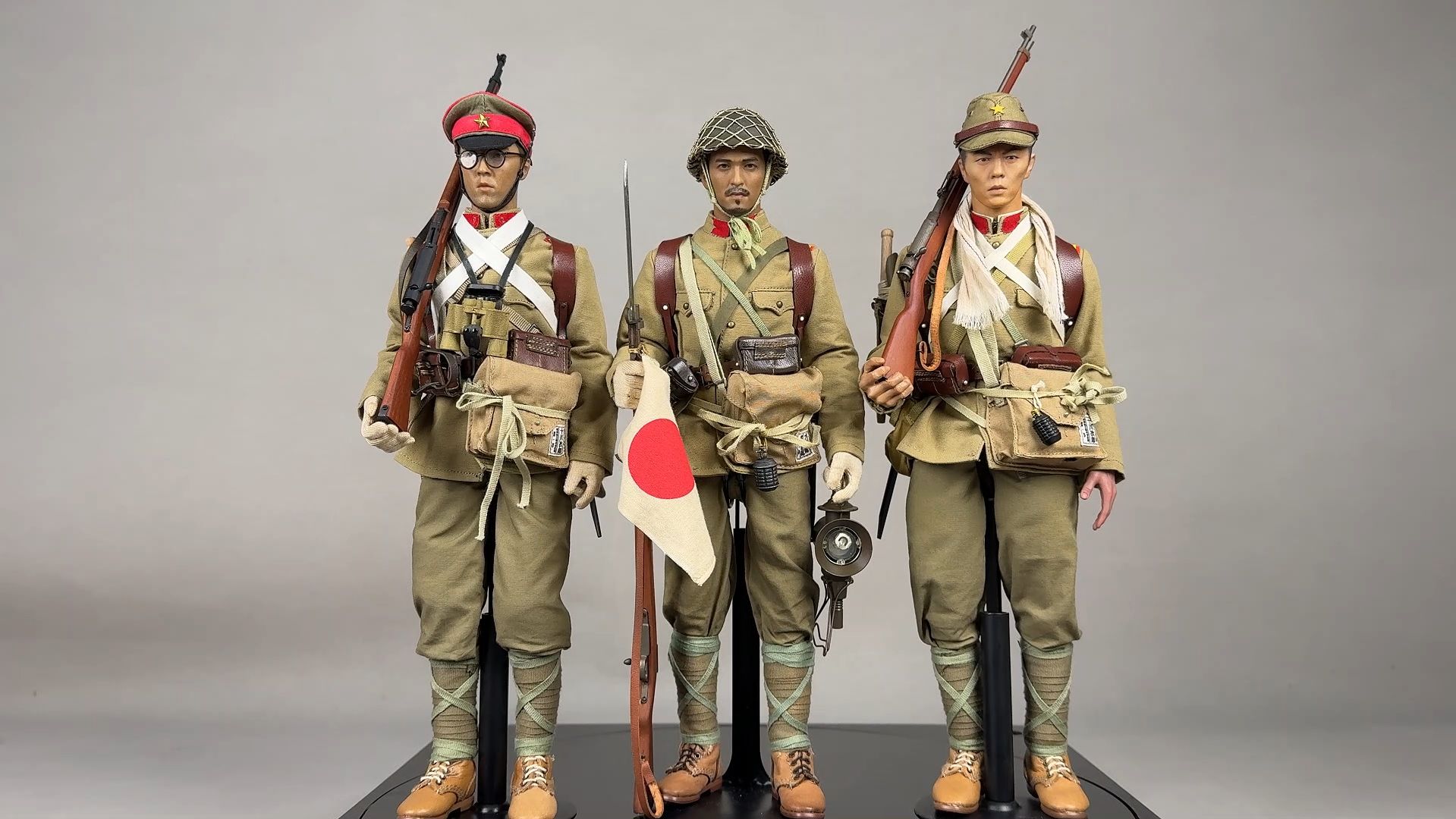 日军军装展示 小鬼子军服展示 兵人装备展示 淞沪会战兵人