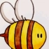小蜜蜂嗡嗡嗡，关注我，一起来画简笔画