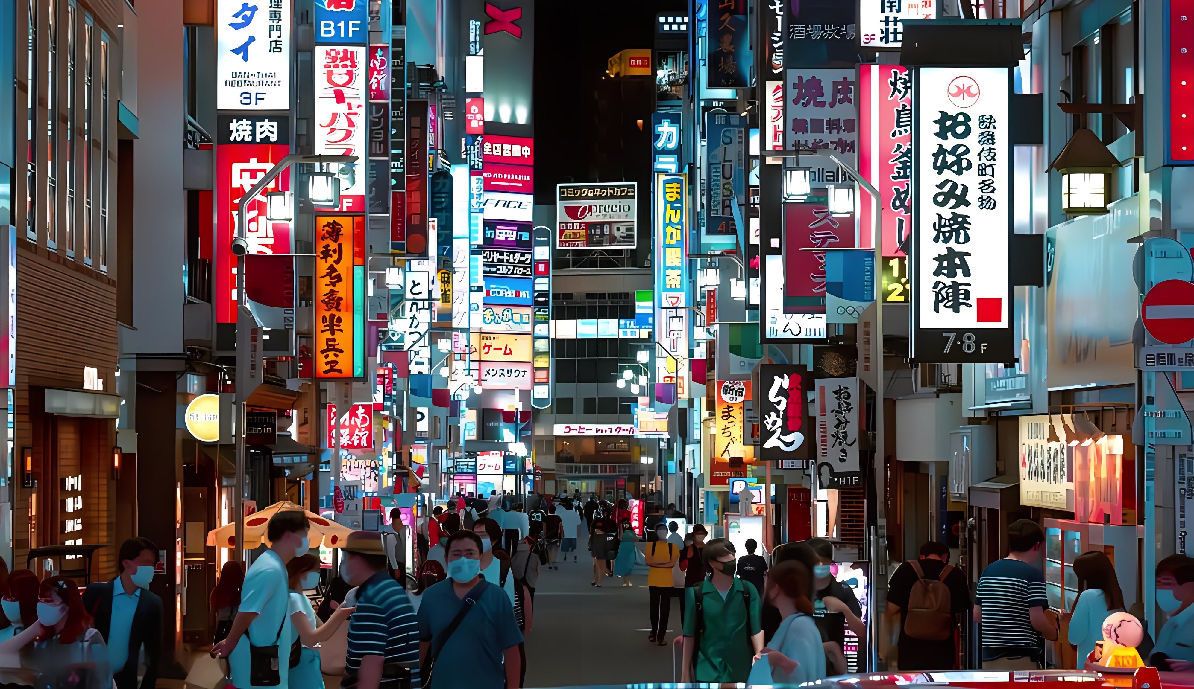 【4K】日本东京新宿街拍