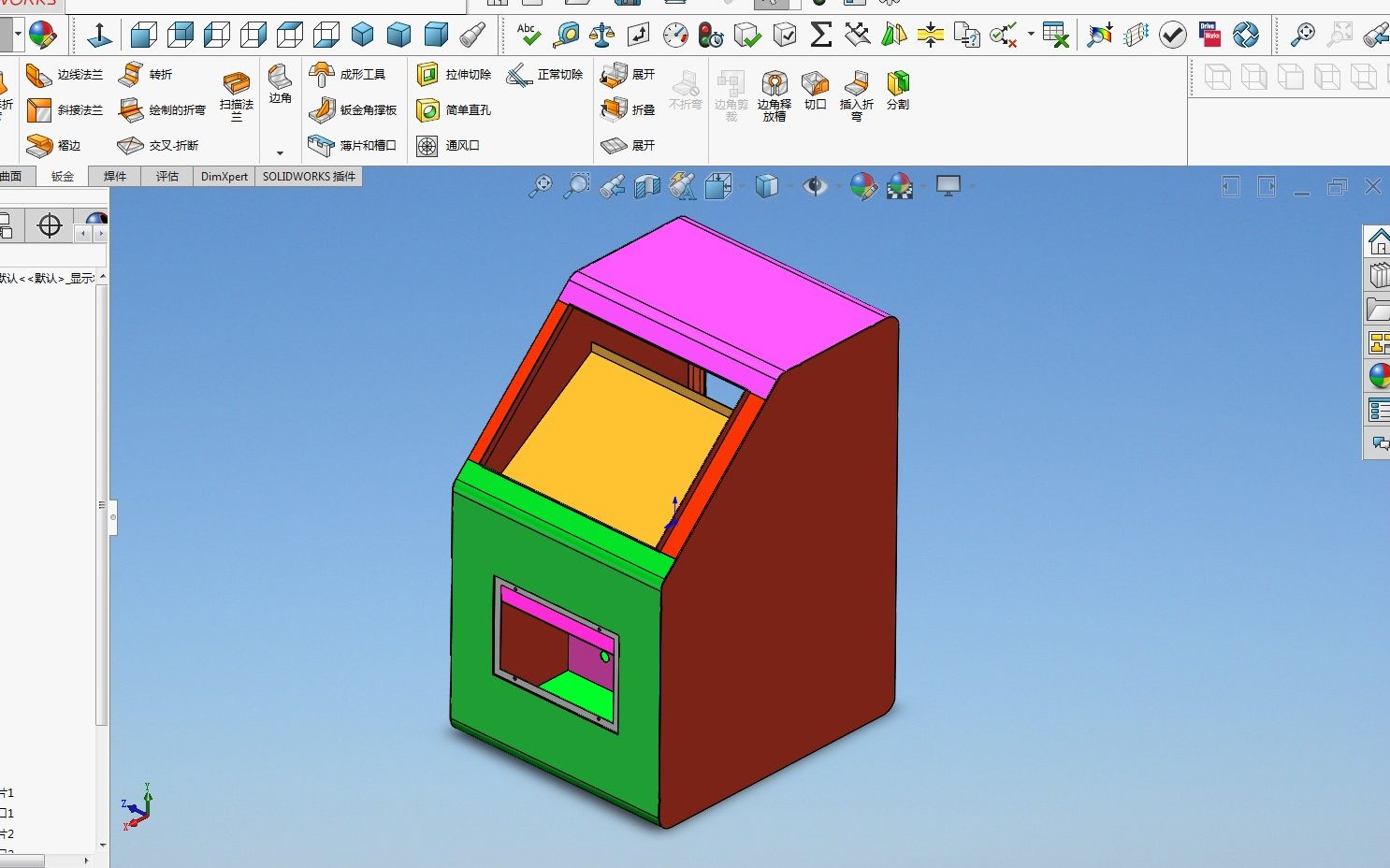 经典solidworks教程之钣金加工厂钣金拆图钣金展开技术培训实战视频教程课程 哔哩哔哩 つロ干杯 Bilibili