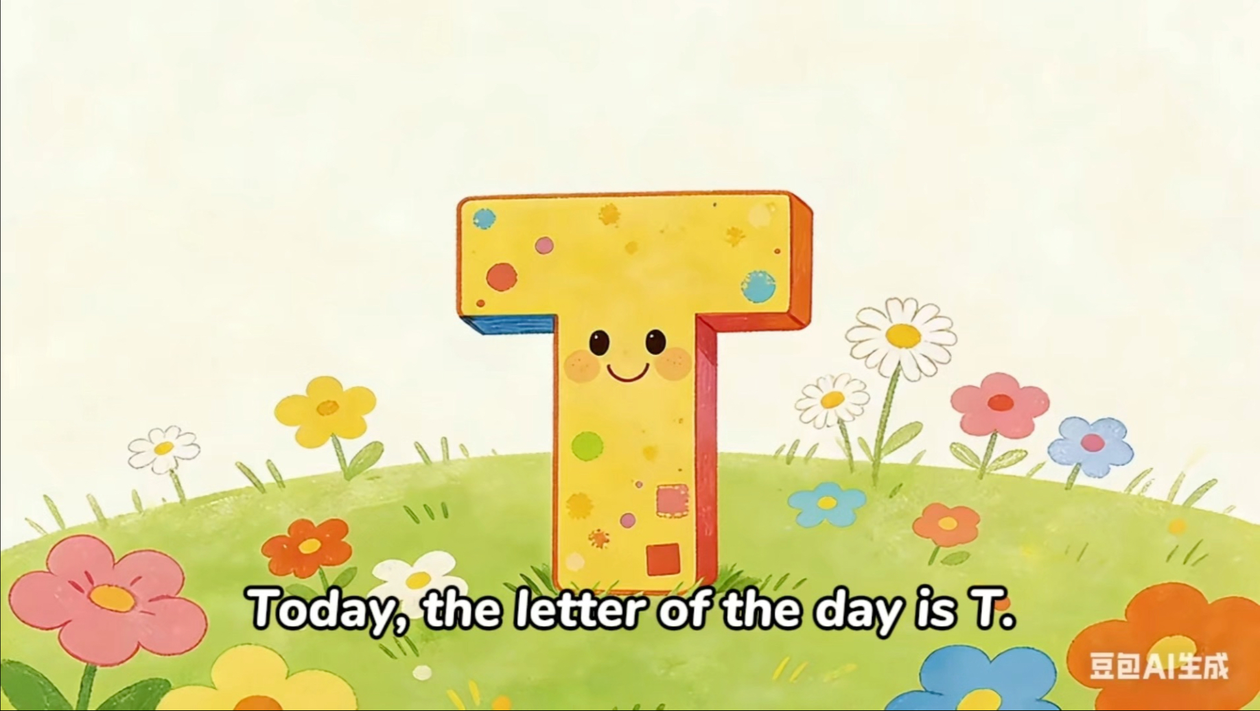 超魔性字母歌动画T，英语启蒙早教必备！