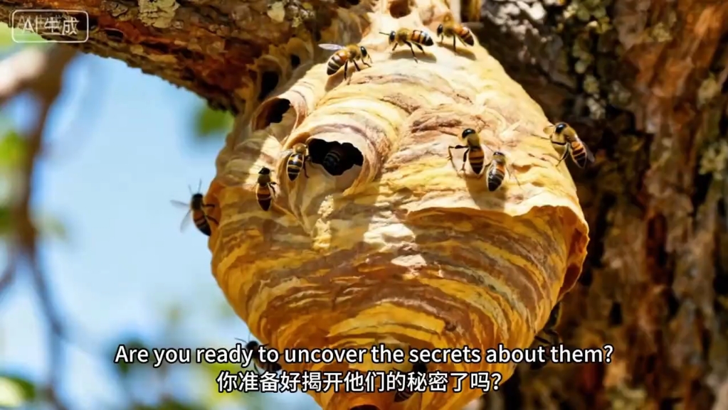 人教八上unit4 1b蜜蜂导入视频