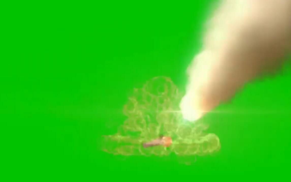 【绿幕素材】导弹连发击中目标爆炸视频特效素材，无水印