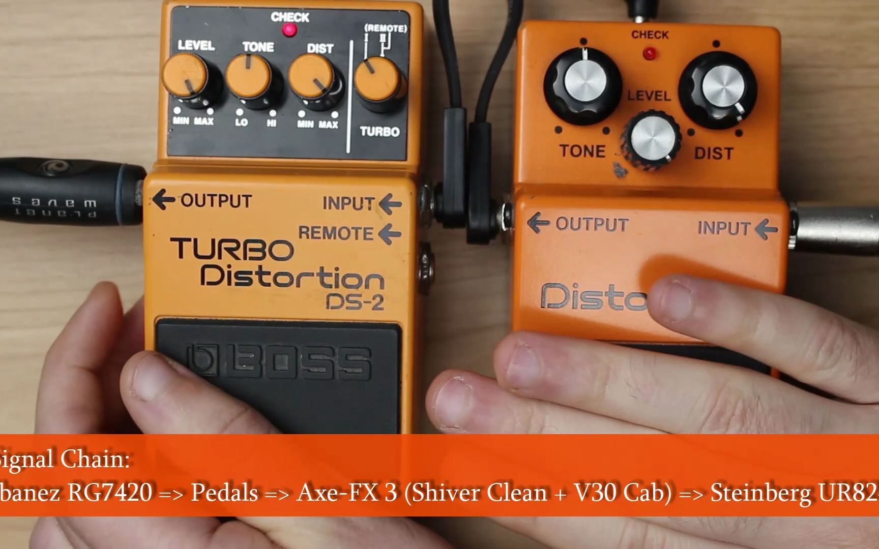 Indsigtsfuld Uhyggelig Rend Boss DS1 vs DS2 Turbo Distortion Pedal comparison-哔哩哔哩