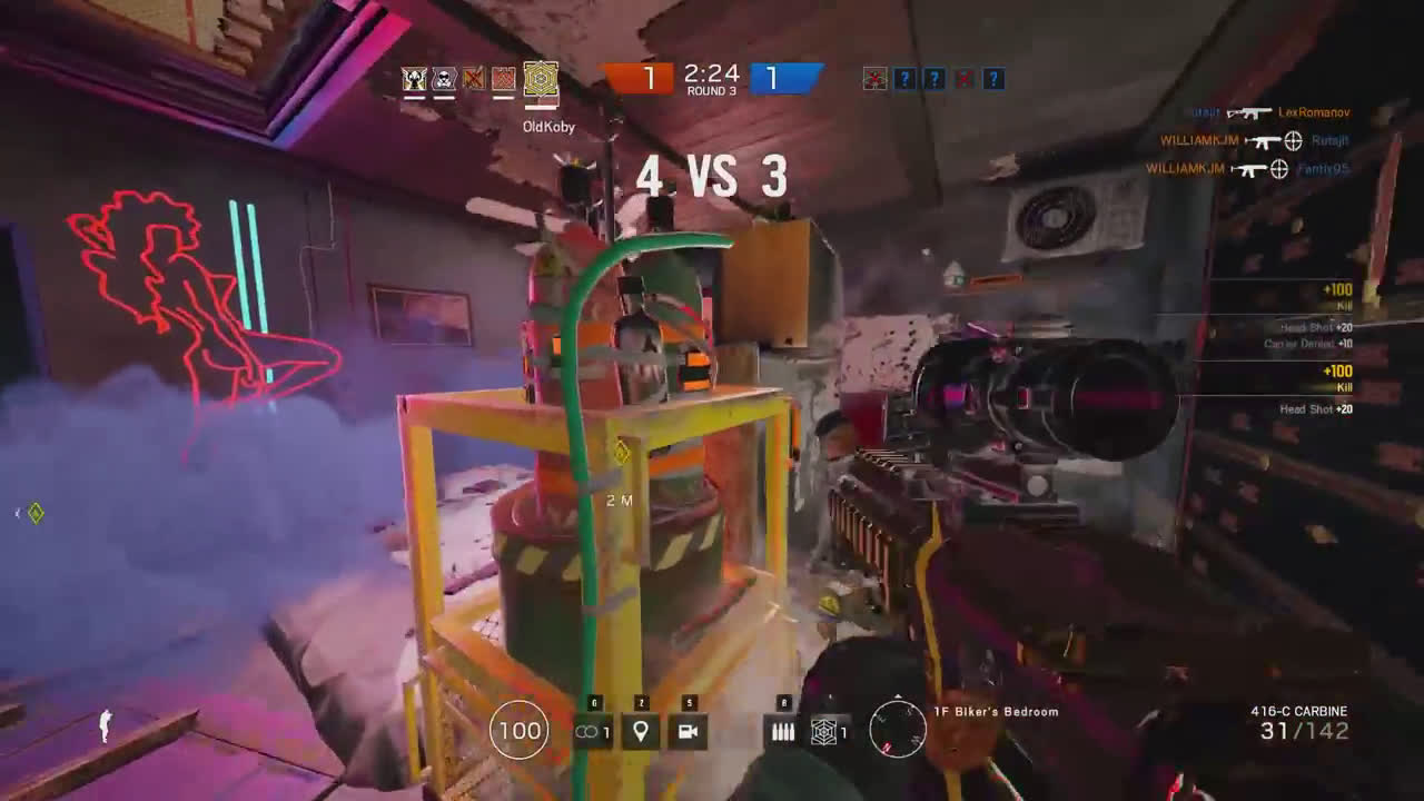 【william k j m】rainbow six siege moments #29 !ace!