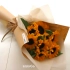 【花艺｜教程】向日葵花束 韩式花艺 毕业花束 花束包装