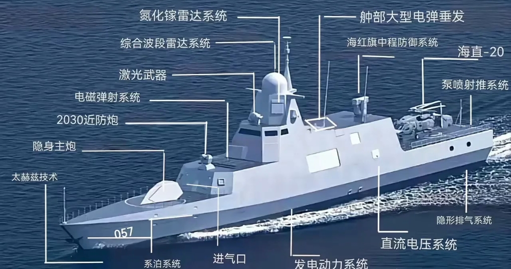 让美军焦头烂额的中国最新型隐身驱逐舰正式来了！