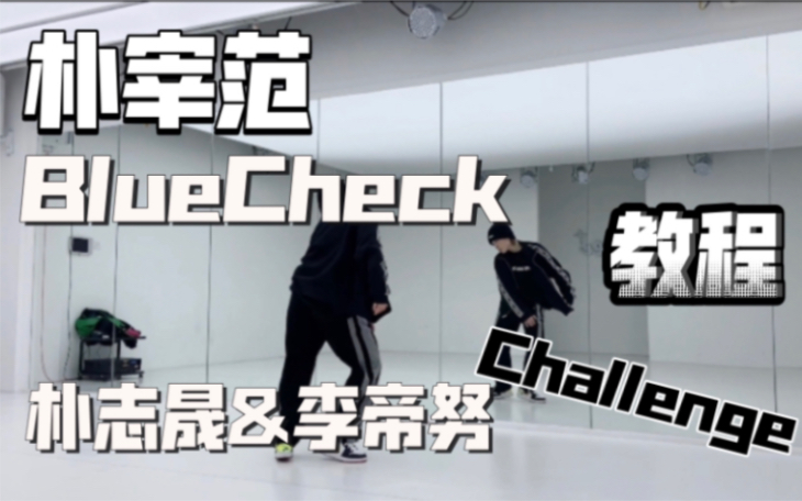 10分钟学会！朴志晟+李帝努 Blue Check舞蹈挑战 脚步详细教程
