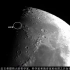 天文望远镜里的月亮是什么样的——农历初九的月面