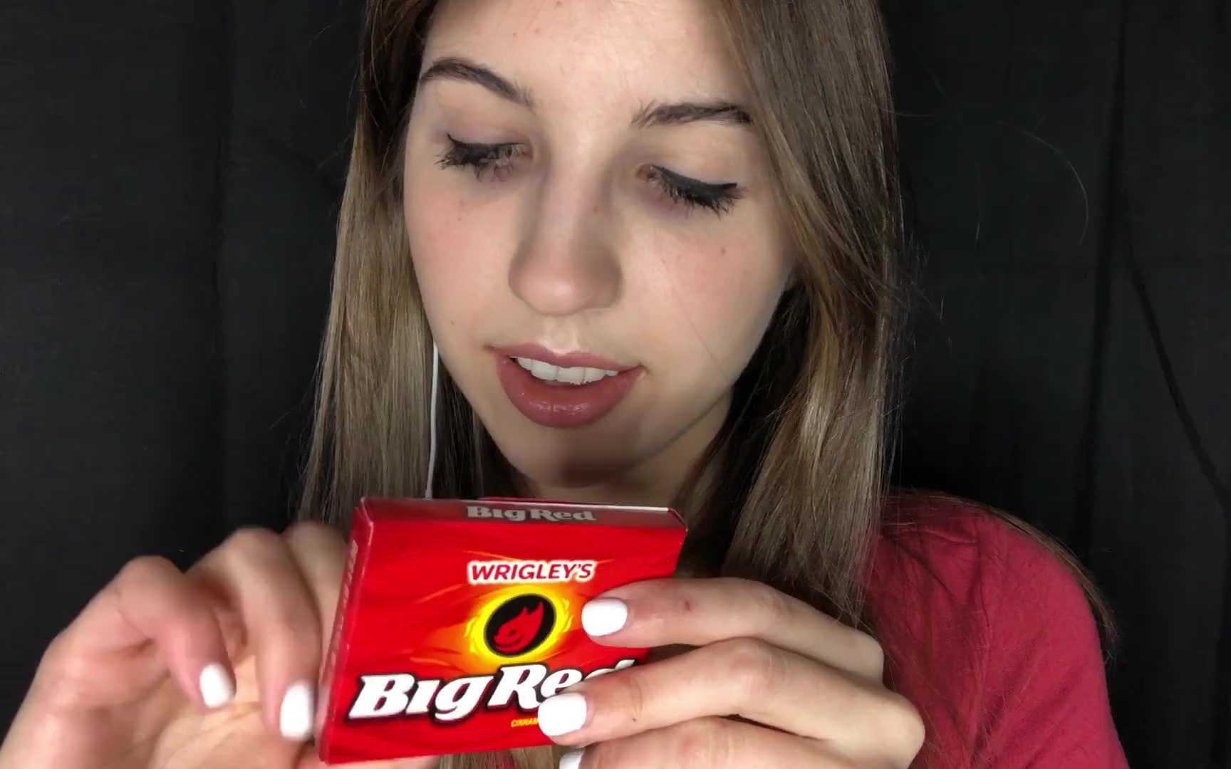 【frivolousfox asmr】【1080p】 嚼口香糖的声音