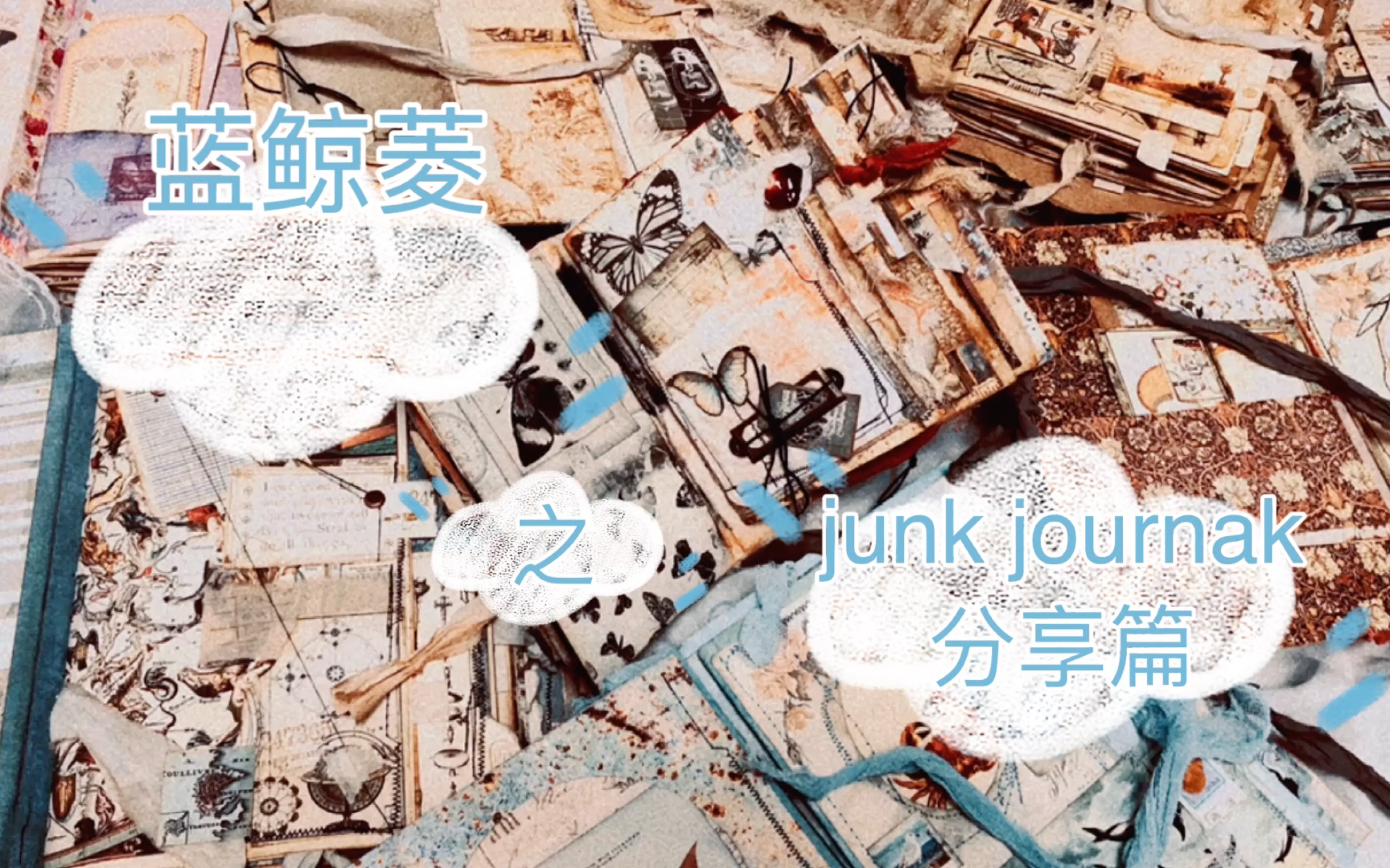 【蓝鲸菱】junk journal|玉腰奴手帐本「分享篇」哔哩哔哩bilibili