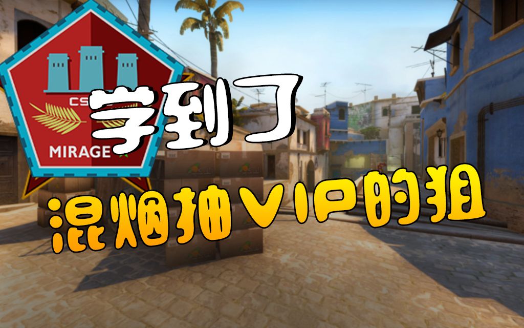 【csgo学到了】mirage 混烟抽vip的狙