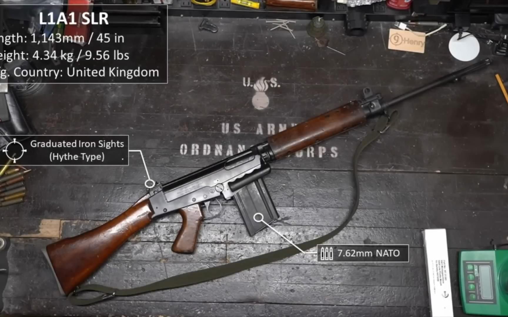 【9-Hole Reviews】L1A1 SLR [英国版FN FAL - 机械瞄具] 600码实用精度测试