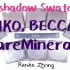 Eyeshadow Swatches: KIKO, BECCA, BareMinerals｜眼影试色｜@Renée Zh