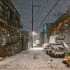 【超清】夜间降雪漫步游韩国首尔北村韩屋村 拍摄日期：2023.1.6
