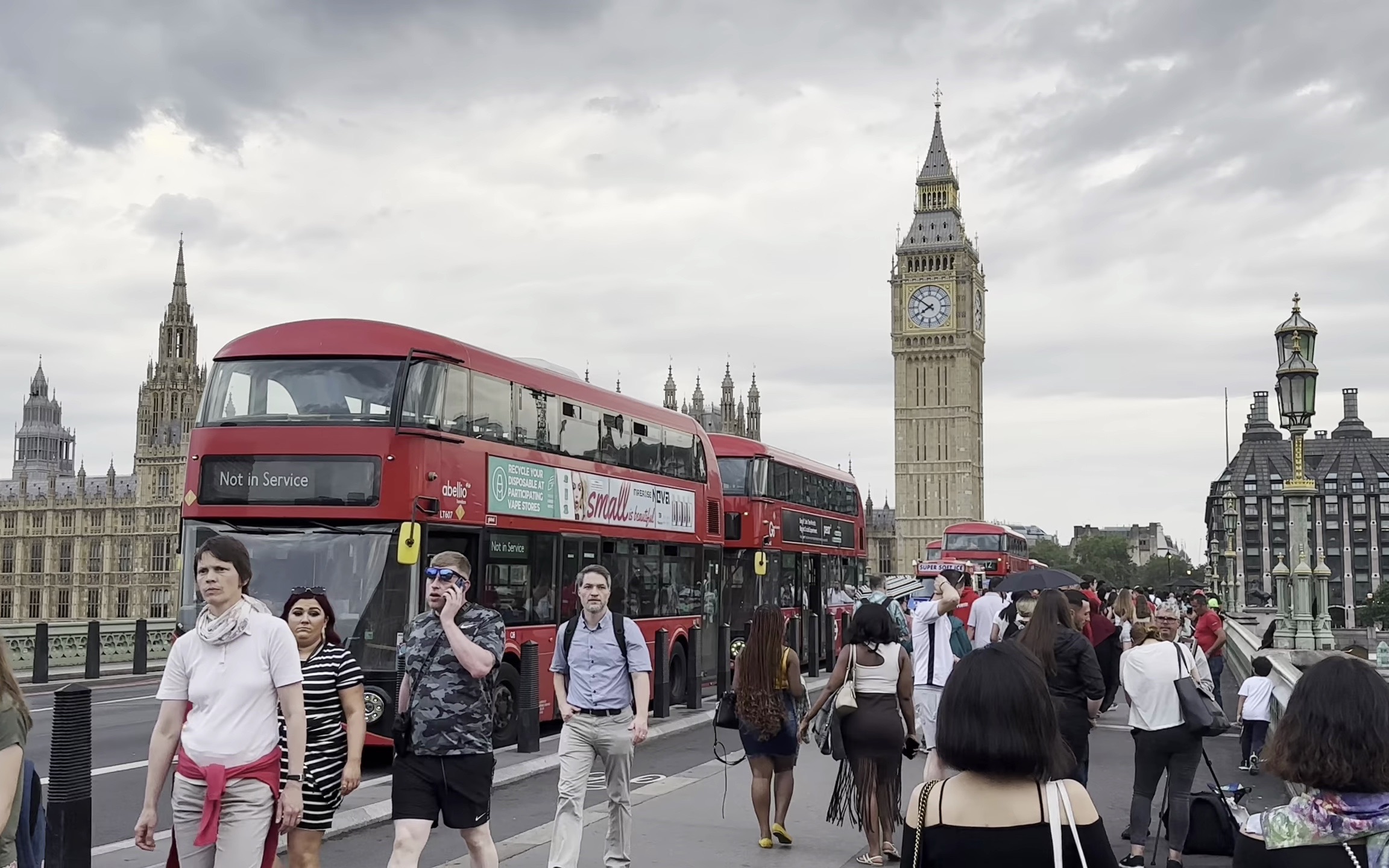 【4K伦敦散步】伦敦夏季城市散步，探索伦敦街道苏豪区到大本钟