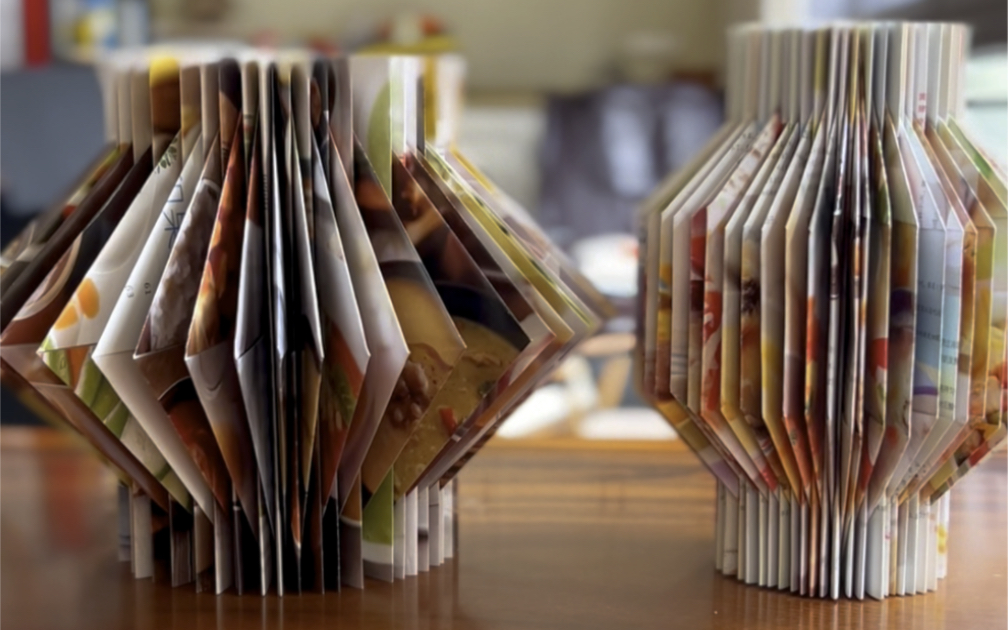 用废旧书本就可以制作的纸灯笼！太有古风范儿了！这个旧物改造你心动了吗？