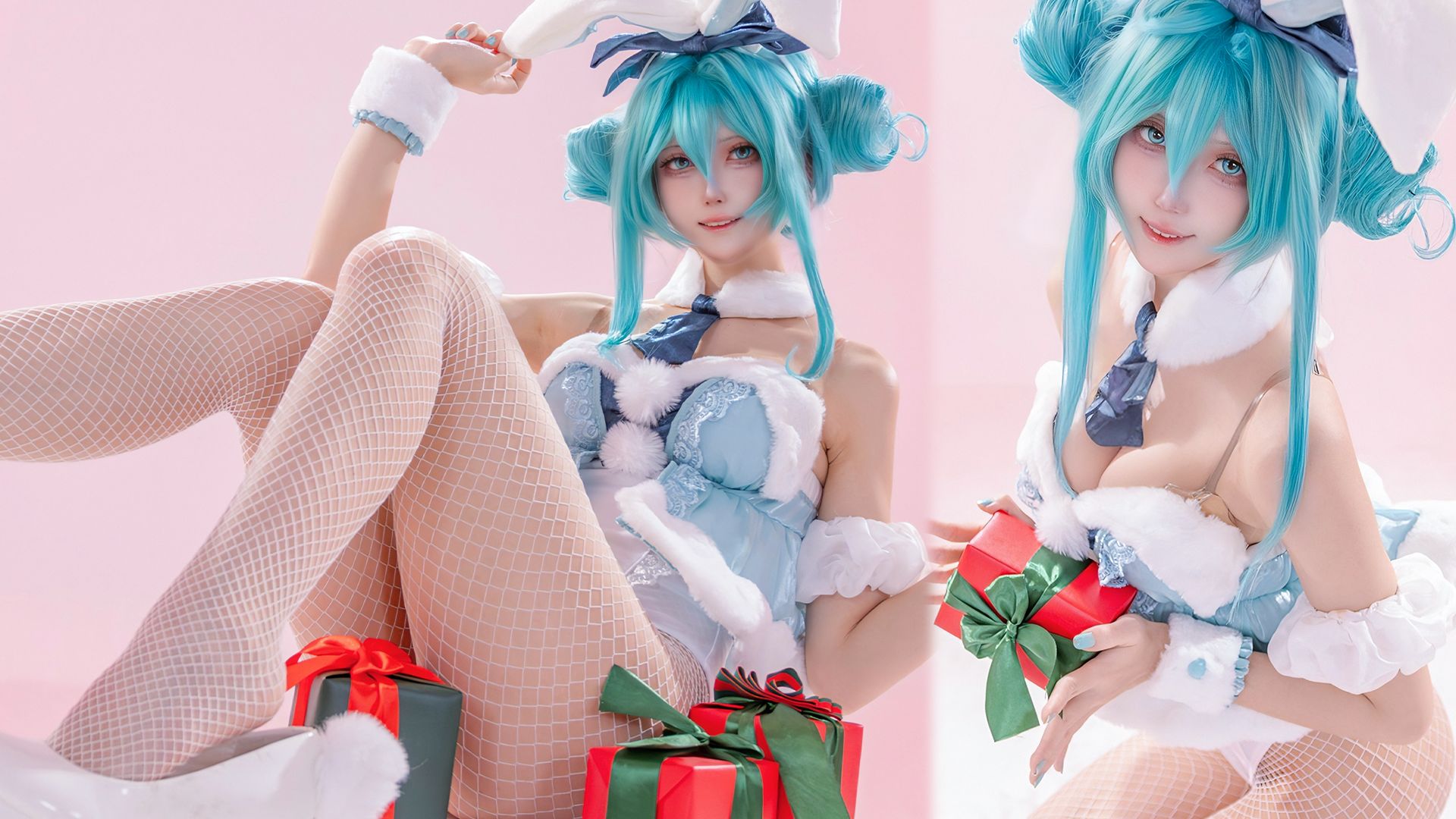 小白兔的圣诞礼物请查收~欸欸我可不是礼物呀哦齁♡ | 喜欢雪真实的魔法