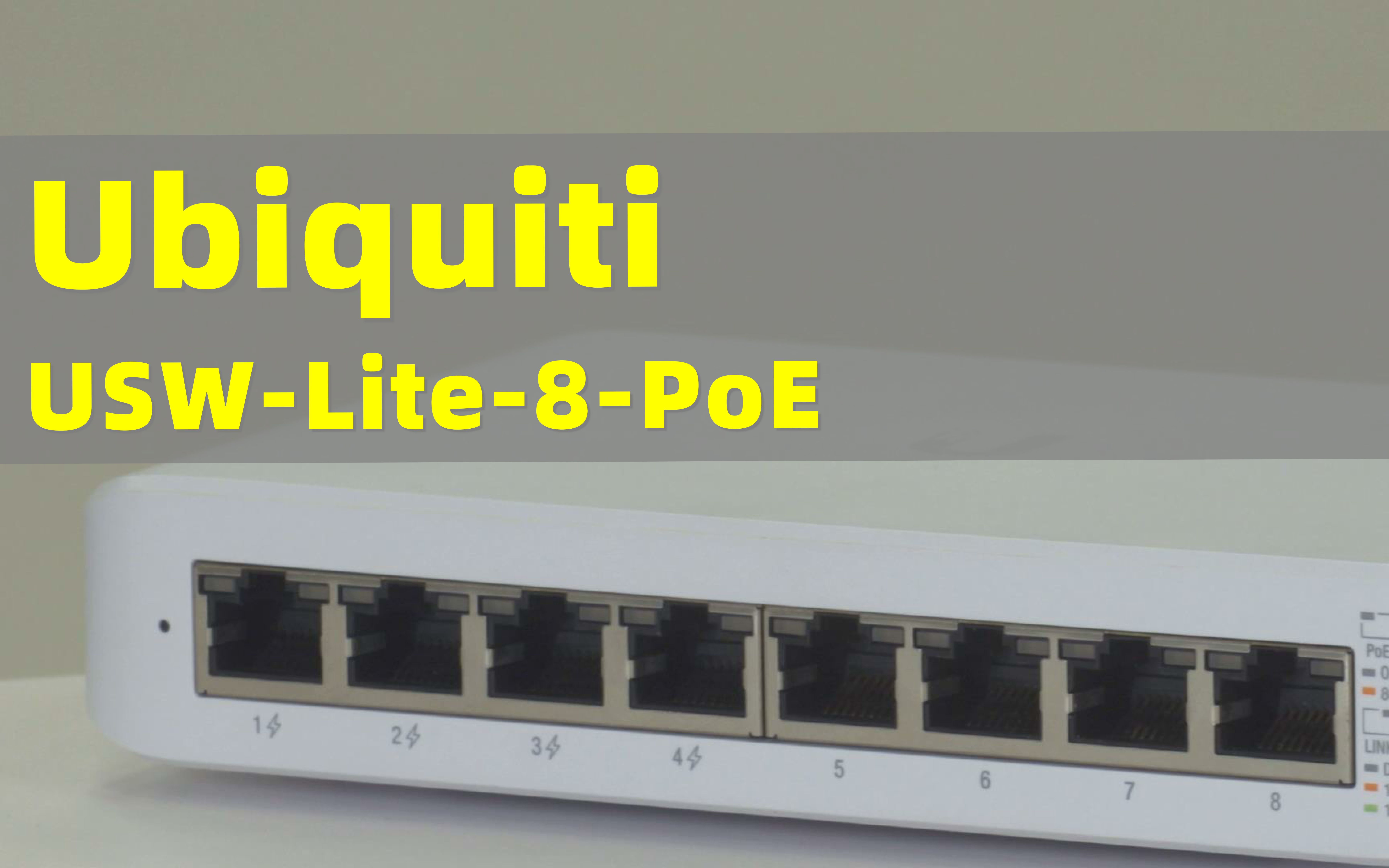 Ubiquiti USW-Lite-8-PoE：小场景PoE最优选
