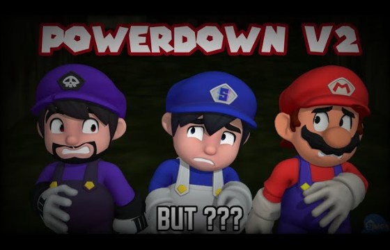 Powerdown V2 but SMG4, SMG3, Mario and ??? sings it