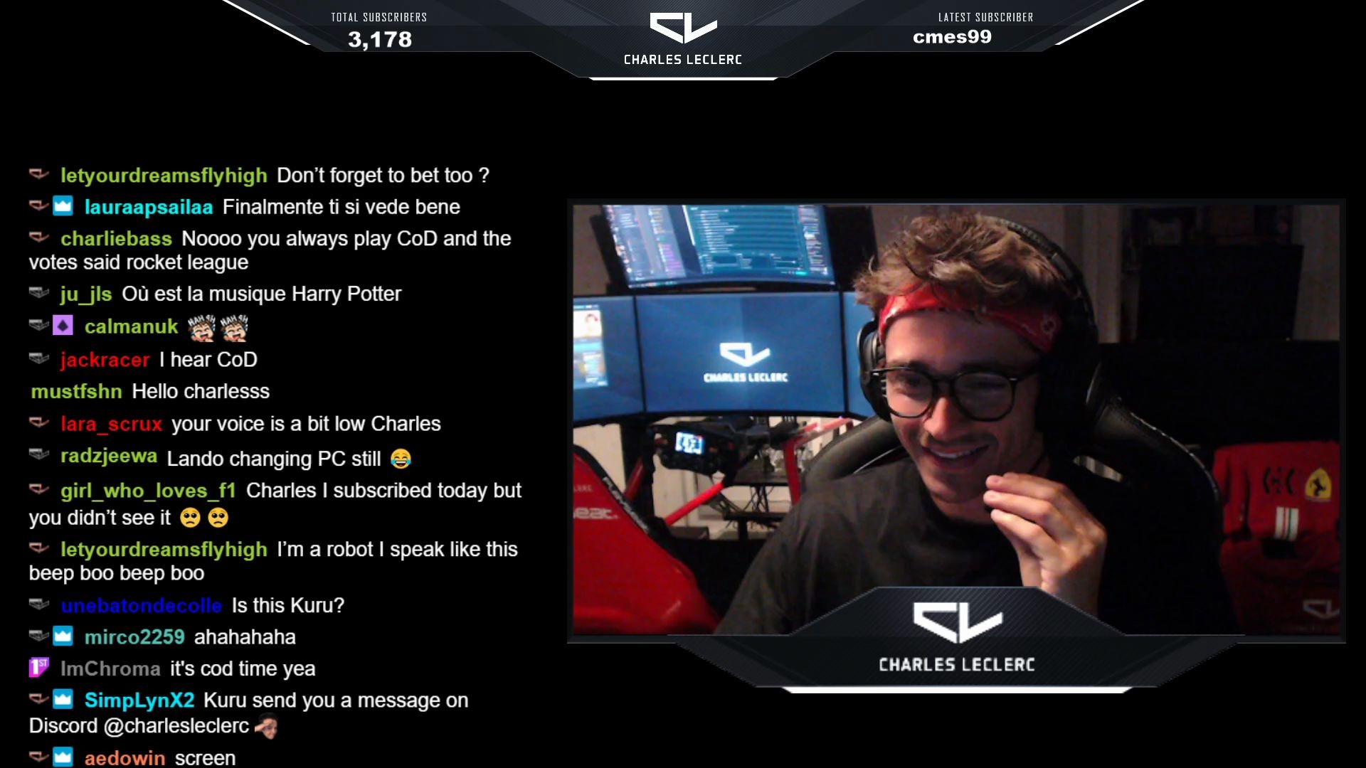 「2020.6.6 COD使命召唤」勒克莱尔/兰多诺里斯/Twitch直播/Call of Duty/Charles Leclerc/乐扣