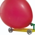 趣味科学实验，用气球做反作用力动力小车