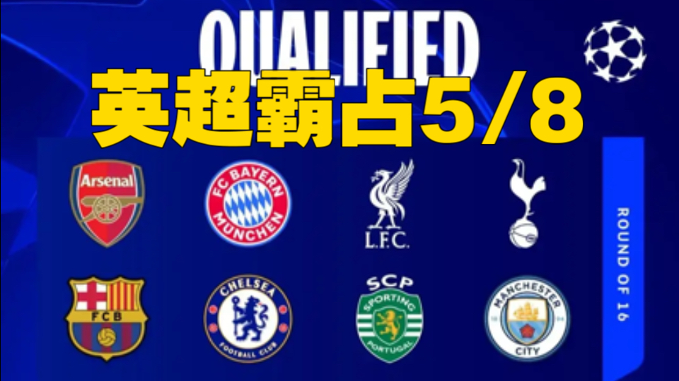 英超独占5个欧冠淘汰赛席位！欧冠最后一轮疯狂之夜！解析接下来走势