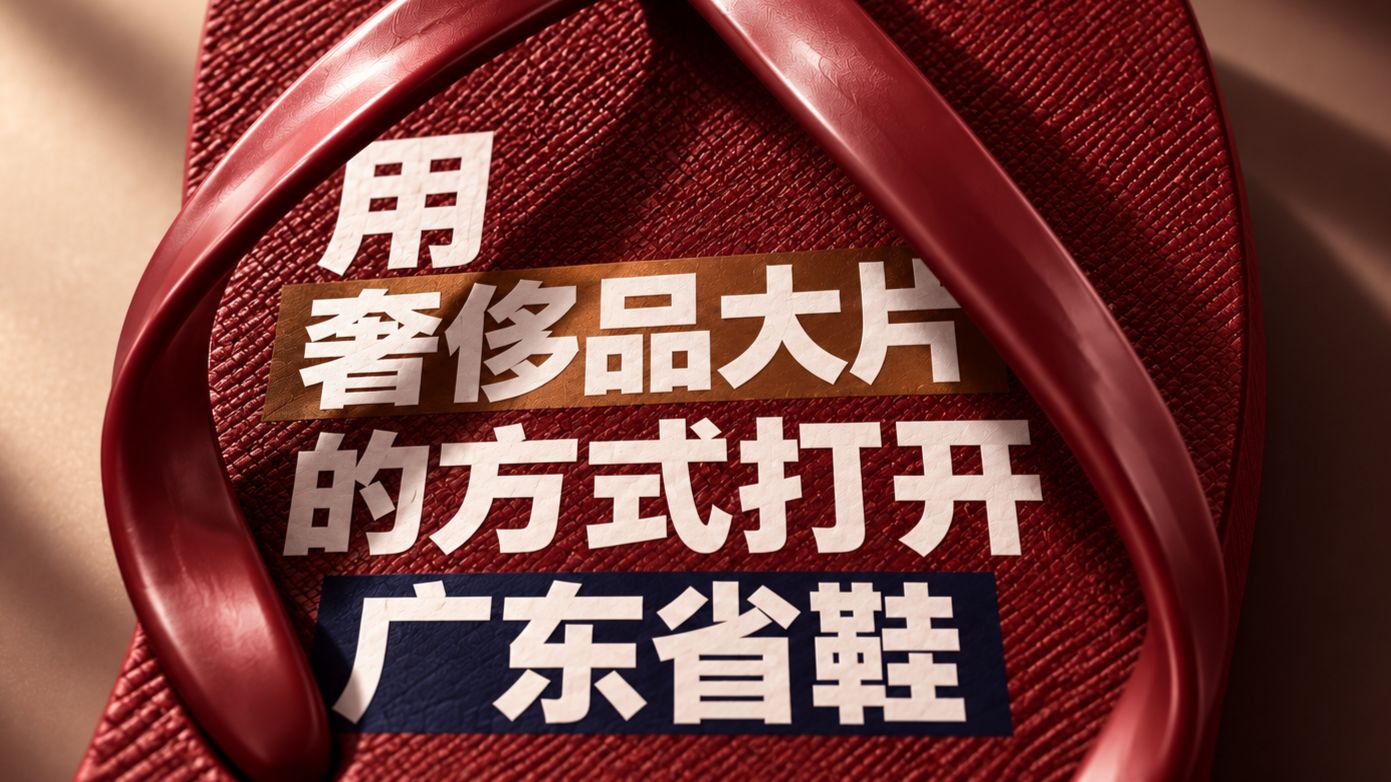 如何把人字拖拍成买不起的样子