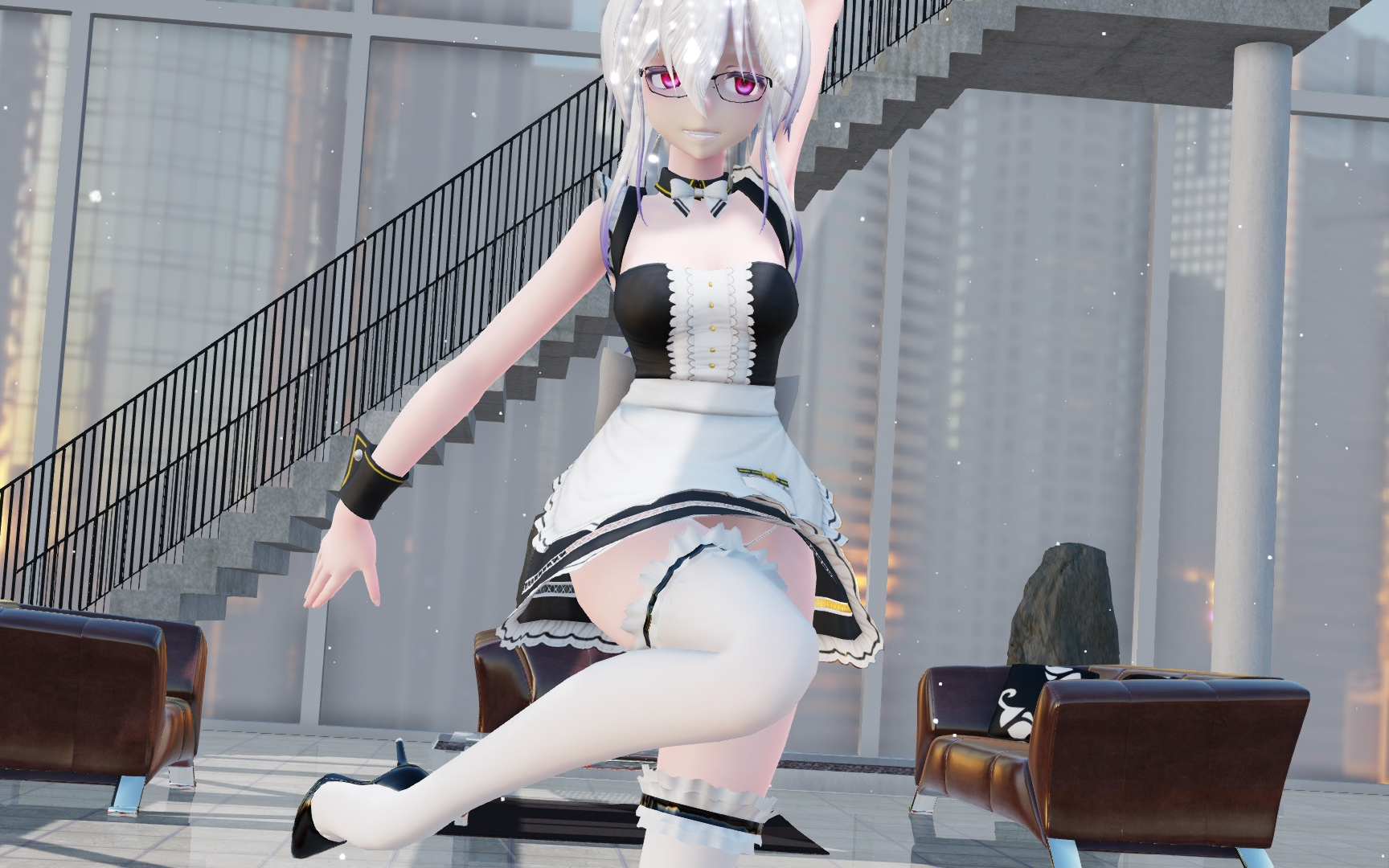 【弱音·mmd】如果我穿白丝你会爱我吗 超级美的的弱音小姐姐,你们