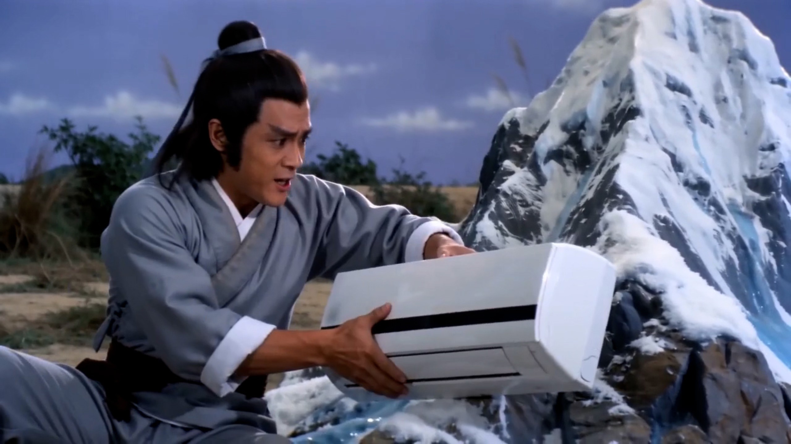 给雪山一个空调，希望他可以熬过这个夏天