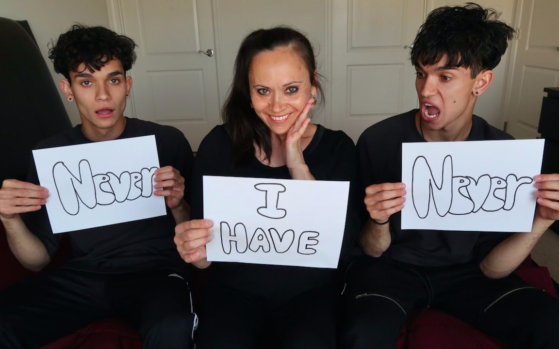 lucas and marcus - dirty never have i ever ft. our mom!