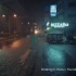 雨夜漫步城市——体验暴雨和打雷的氛围 4K