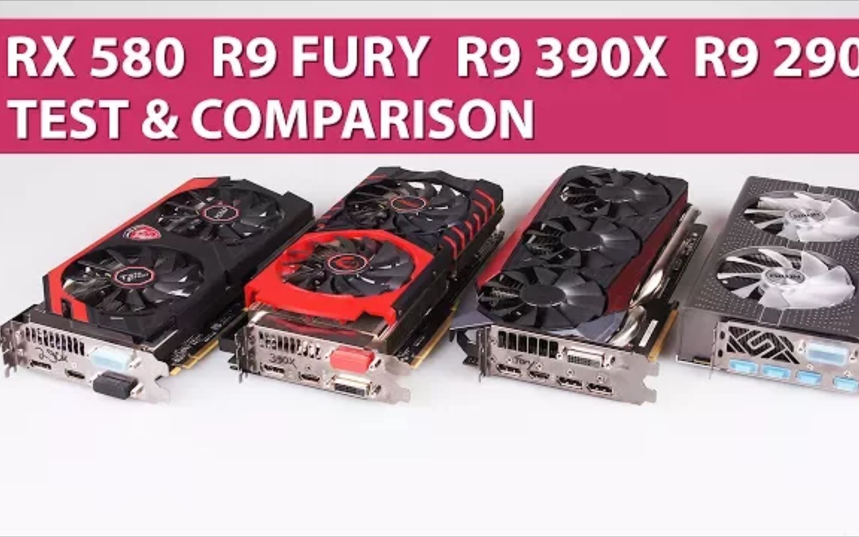 amd radeon rx 580 对比 r9 fury 对比 r9 390x 对比