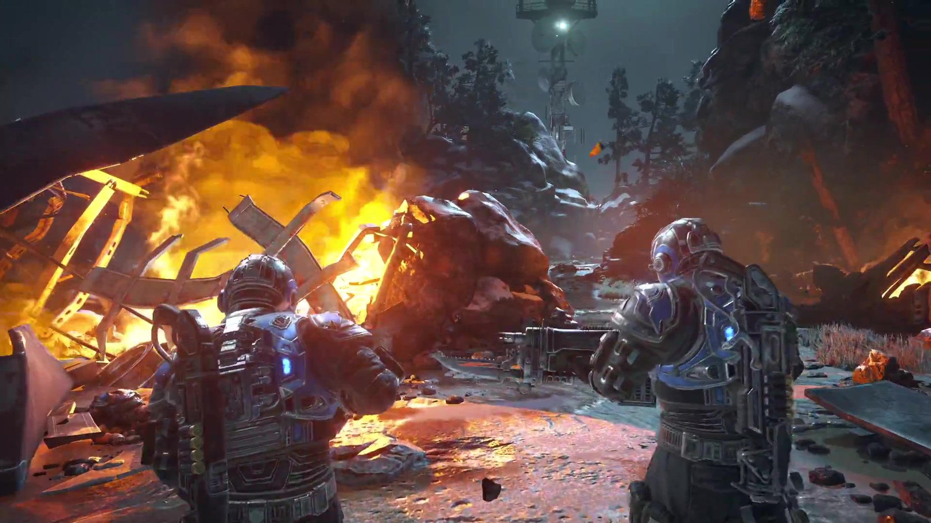 [4k hdr] gears of war 4 - xbox one x enhanced - first look!