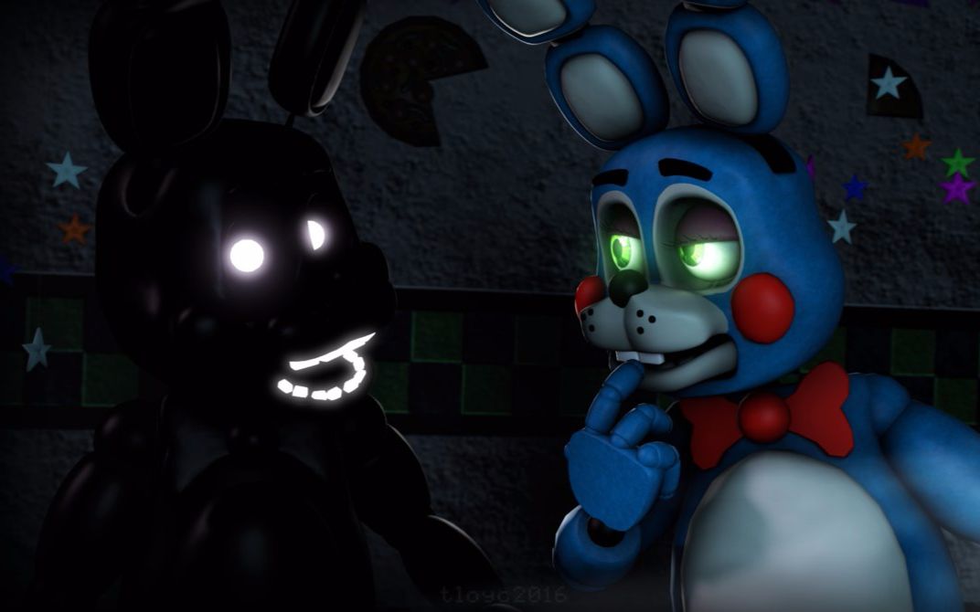 [sfm fnaf] shadow bonnie 暗影邦尼的声音 (david near) [60fps]