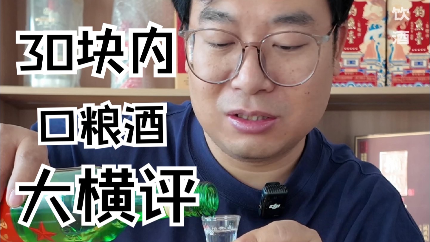 五年喝遍中国白酒的第1天：30块内中国白酒大横评，从夯到拉