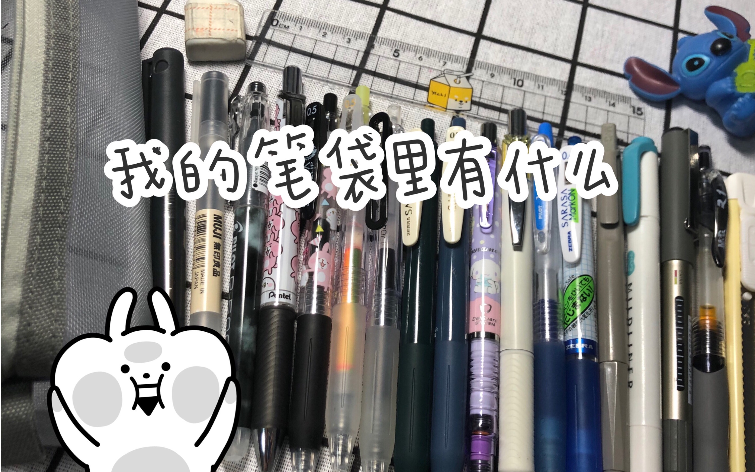 我的笔袋里有什么（文具分享）一起来翻笔袋吧