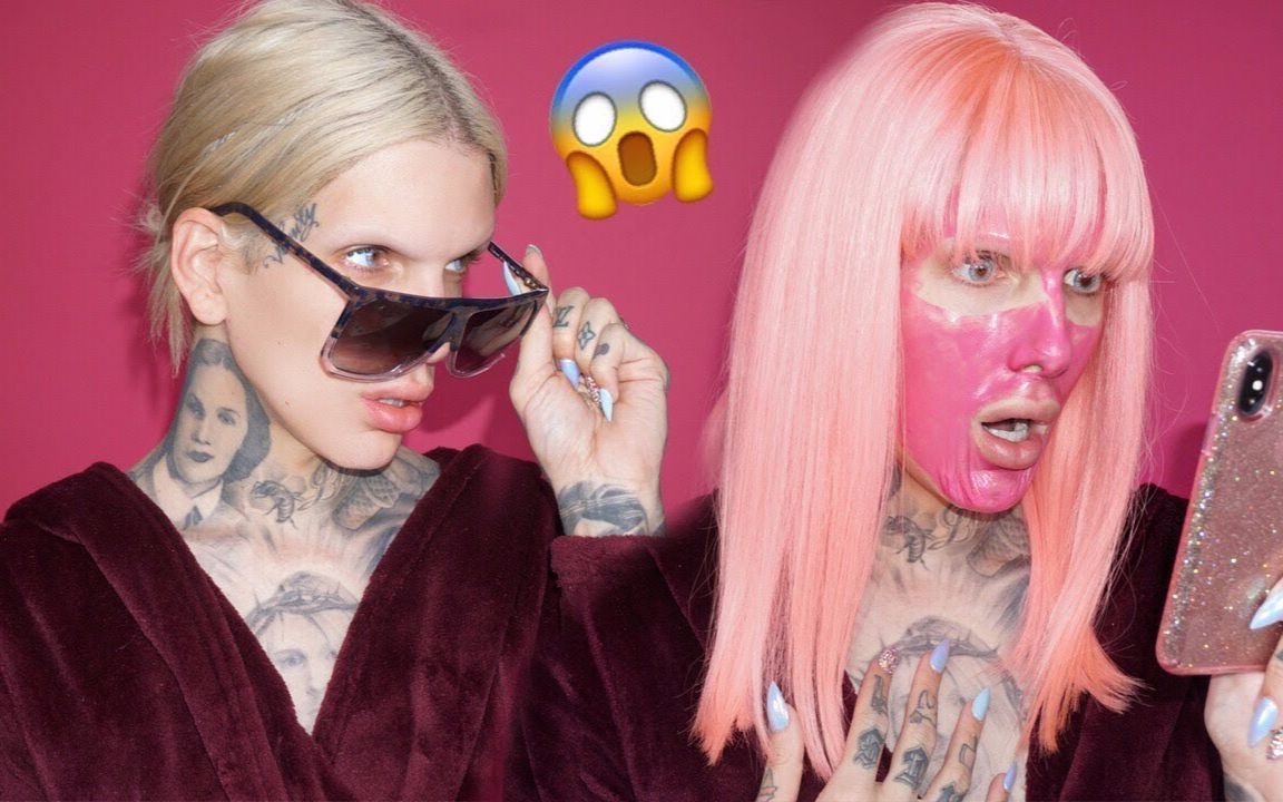 jeffree star | j姐【iphone x】人脸识别挑战!还能认