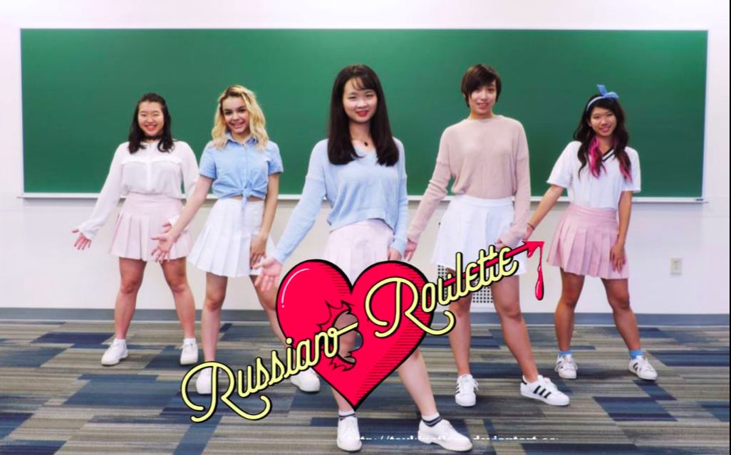 【mixx】red velvet - russian roulette 美国大学校园双场景mv 练习