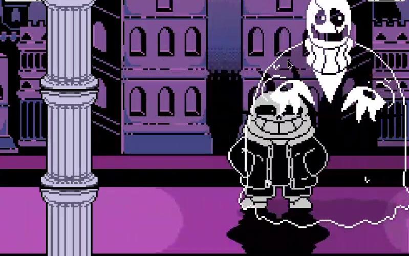 【mugen】 up gaster vs up sans