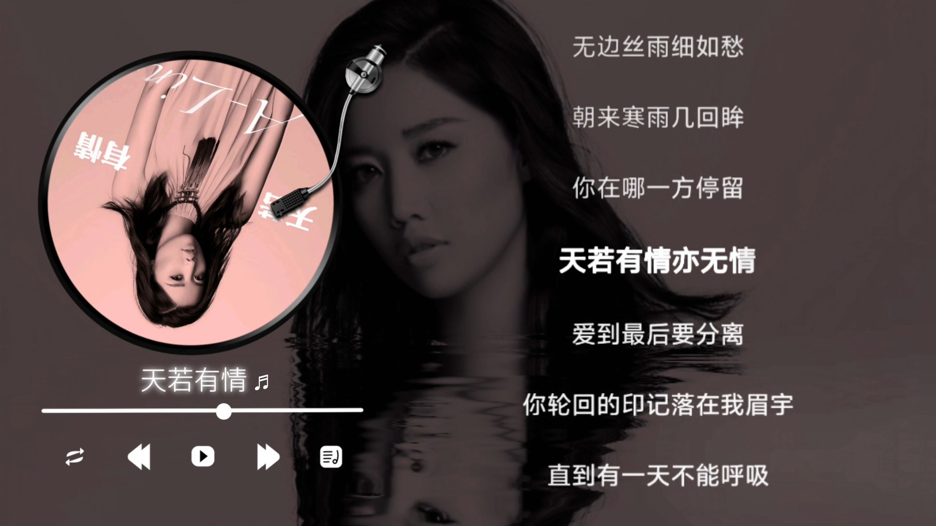 A-Lin-天若有情（伴奏）