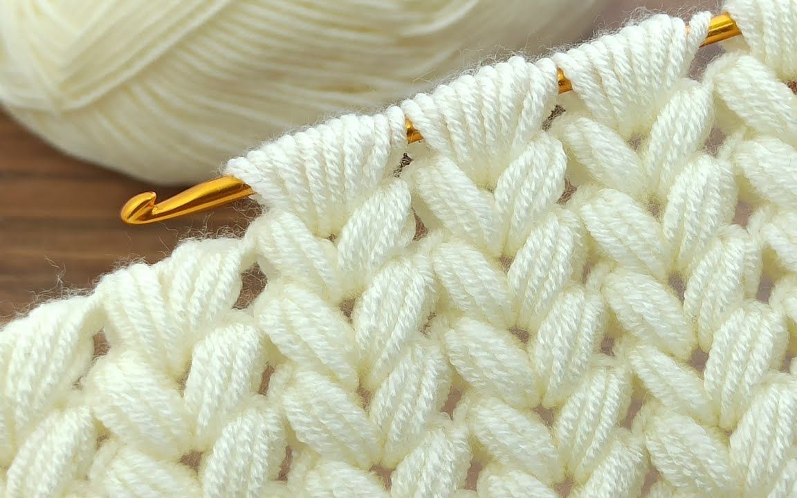 【钩编花型】适合新手制作的漂亮编织花型 非常简单可以用来做很多东西