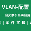 资深网工怎么把1台交换机当2台用，vlan到底要怎么配置？一分钟教你搞定